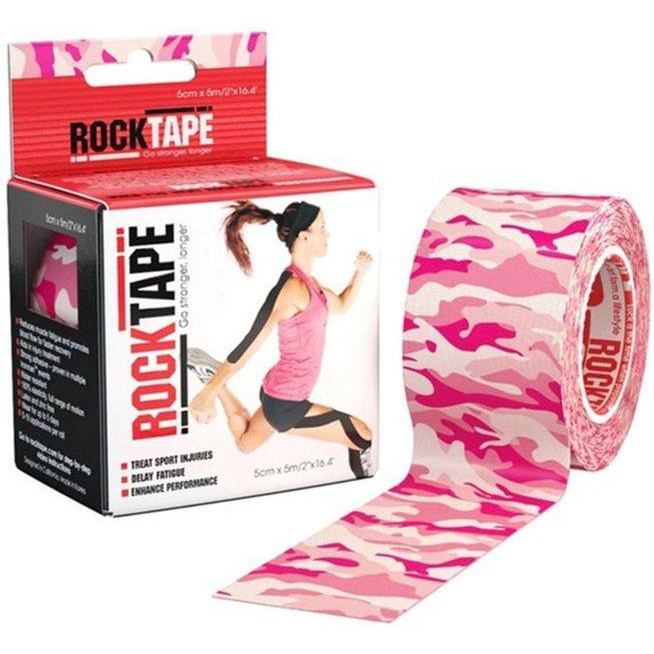 RockTape Кінезіо тейп  Design 5x5 (Pink Camo) - зображення 1