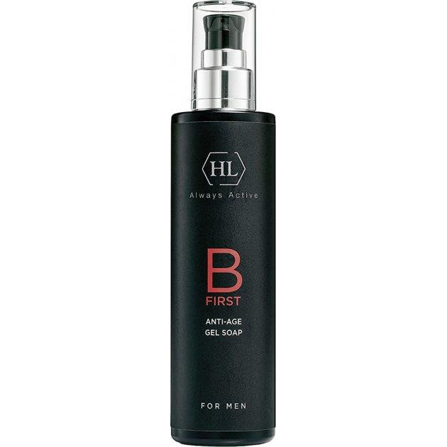 Holy Land Cosmetics Мыло-гель очищающее  B First Anti Age Gel Soap для мужчин 250 мл (7290101323938) - зображення 1