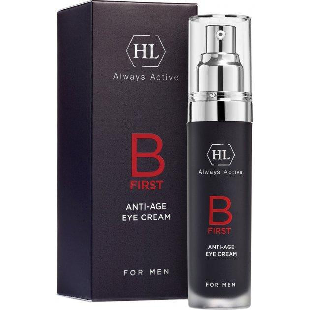 Holy Land Cosmetics Крем для чоловіків  B First Anti Age Eye Cream для шкіри навколо очей 30 мл (7290101323952) - зображення 1