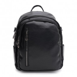 Monsen Жіночий рюкзак-сумка з екошкіри чорний  C1TLT-717bl-black