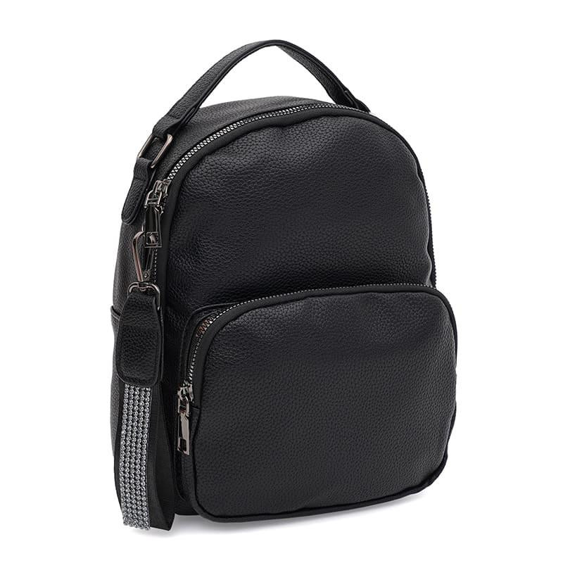 Monsen Жіночий рюкзак з ЕКОшкіри чорний  C1JLYP628bl-black - зображення 1
