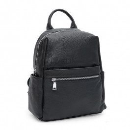 Keizer Шкіряний жіночий рюкзак чорний  K18016wbl-black