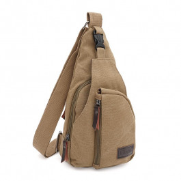 Monsen Чоловічий рюкзак на одне плече текстильний кольору хакі  C1GH0822h-haki