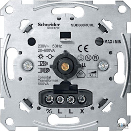 Schneider Electric Механизм поворотного светорегулятора Merten, 20-600 Вт (MTN5139-0000)