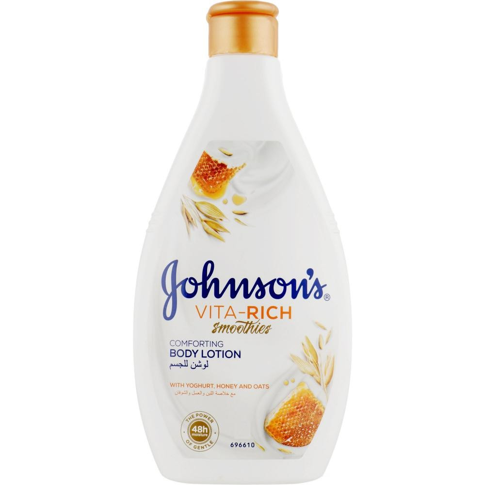 Johnson's Лосьйон для тіла  Vita-Rich Доглядальний з йогуртом, вівсом і медом 400 мл (3574661385723) - зображення 1