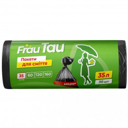 Frau Tau Пакети для сміття  Чорні 35 л 30 шт. (4820195508152)