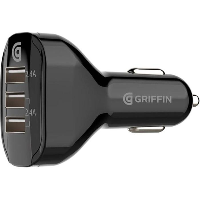 Griffin 3-Port 4.8A USB Black (GP-008-BLK) - зображення 1