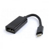 Cablexpert USB-C - DisplayPort 0.15m Black (A-CM-DPF-01) - зображення 1