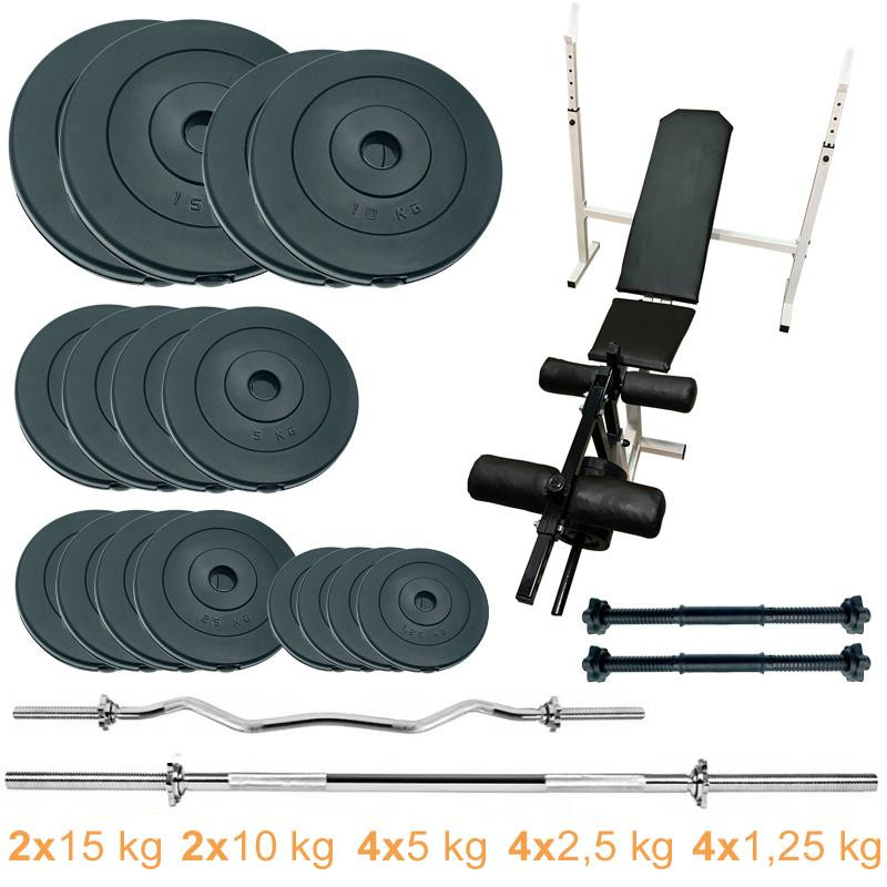 Newt Gym Scott Plus Set Pro 100 kg - зображення 1