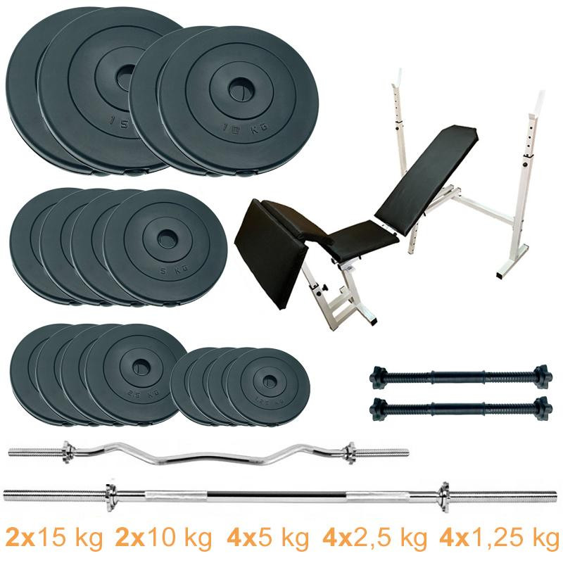 Newt Gym Scott Set Pro 100 kg - зображення 1