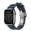 Apple Watch Hermes Series 9 LTE 41mm Silver S. Steel w. Navy Kilim S. Tour (MRQ43+MTHU3) - зображення 1