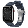 Apple Watch Hermes Series 9 LTE 45mm Space Black S. Steel w. Navy Kilim S. Tour (MRQQ3+MTHY3) - зображення 1