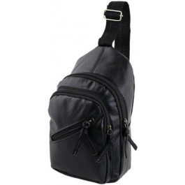 TRAUM Мужская сумка-слинг  черная (7172-58)