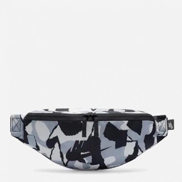 Nike Сумка поясна  Nk Heritage Waistpack-Ctgry DV6242-060 Білий/Чорний/Сірий (196604975148) - зображення 1