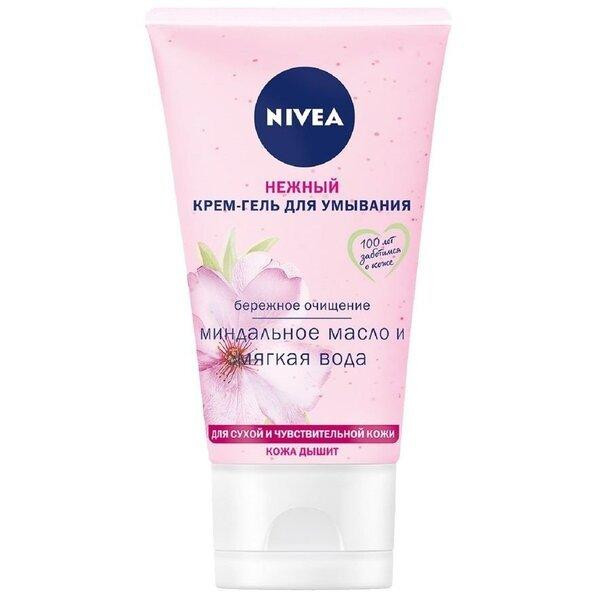 Nivea Ніжний крем-гель для вмивання  з олією мигдалю 150мл - зображення 1