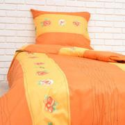 Nostra Комплект постільної білизни  оранжевий сатин Полуторний комплект (2942520020213) - зображення 1