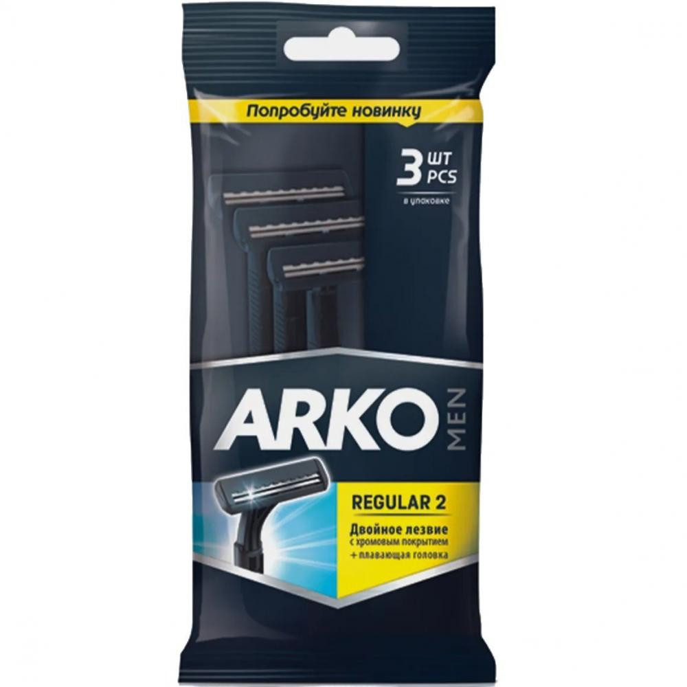 ARKO Станок для бритья  мужской одноразовый Т2 3шт (8690506414139) - зображення 1