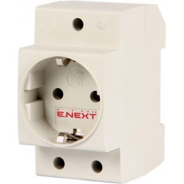 E.NEXT e.socket.pro.din.tms, 230В, с з/к на DIN-рейку (s004002)