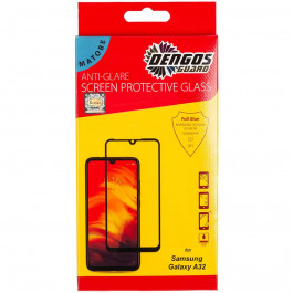 DENGOS Защитное стекло для Samsung Galaxy A32 Black (TGFG-MATT-35)