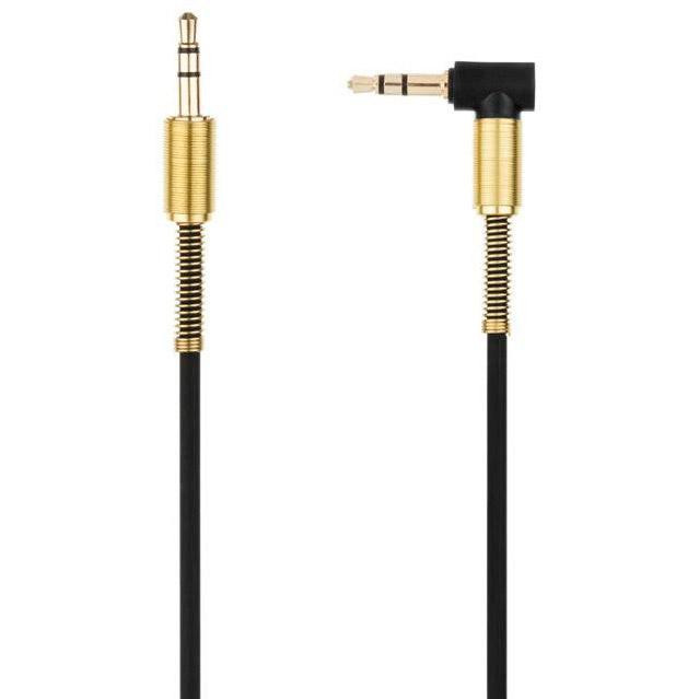 Gelius Audio Cable AUX 3.5mm Jack Side 1m Black (000000) (56743) - зображення 1