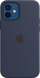 Apple iPhone 12/12 Pro Silicone Case with MagSafe - Deep Navy (MHL43)