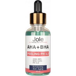 Jole Cosmetics Пилинг для лица  Peeling Complex с комплексом кислот AHA+BHA pH 3.0 30 мл (4820243881053)