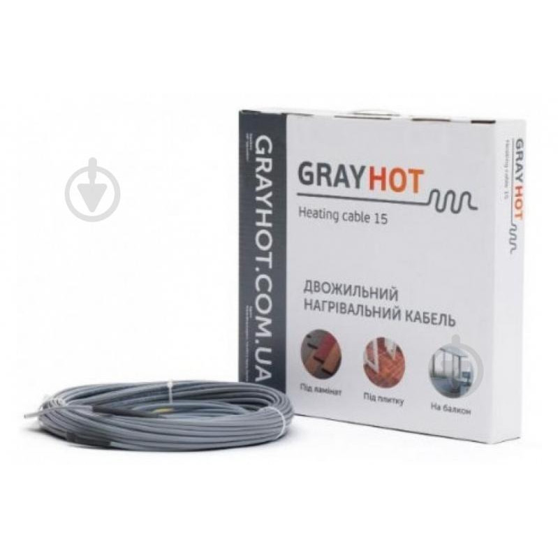 Одескабель Gray Hot cable 15 1531 Вт (0919013) - зображення 1