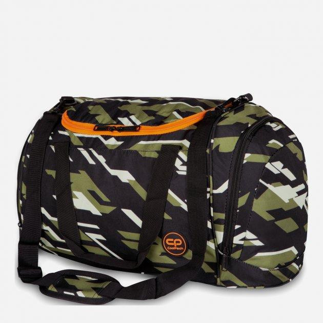 CoolPack Спортивна сумка чоловіча  Fitt Tank E92625 Чорно-зелена (5903686302190) - зображення 1