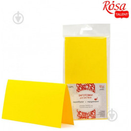 ROSA Набор заготовок для открыток №2 5 шт 21х10.5 см 220 г/м2 Желтый (4823064973501)