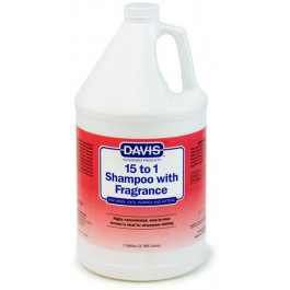 Davis Veterinary Шампунь-концентрат  15 to 1 Shampoo Fresh Fragrance 15: 1 з ароматом свіжості для собак, котів 3.8 л
