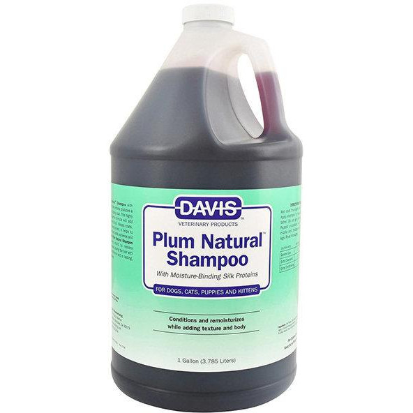 Davis Veterinary Шампунь-концентрат  Plum Natural Shampoo з протеїнами шовку для собак, котів 3.8 л (52268) - зображення 1