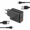 Grand-X CH-650MT + Micro-USB + USB-C Black - зображення 1