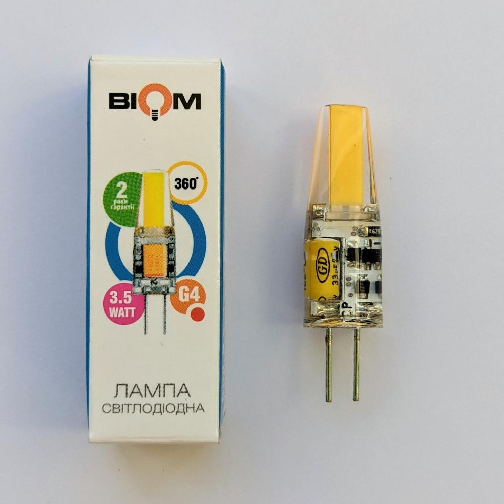 Biom LED G4 3.5W 1507 4500K AC/DC12 (1287) - зображення 1