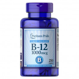 Puritan's Pride Vitamin B-12 1000 mcg Timed Release, 250 каплет