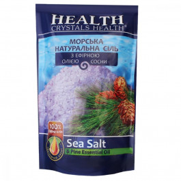 Crystals Health Соль для ванны  с эфирным маслом сосны 500 г (4820106490224)