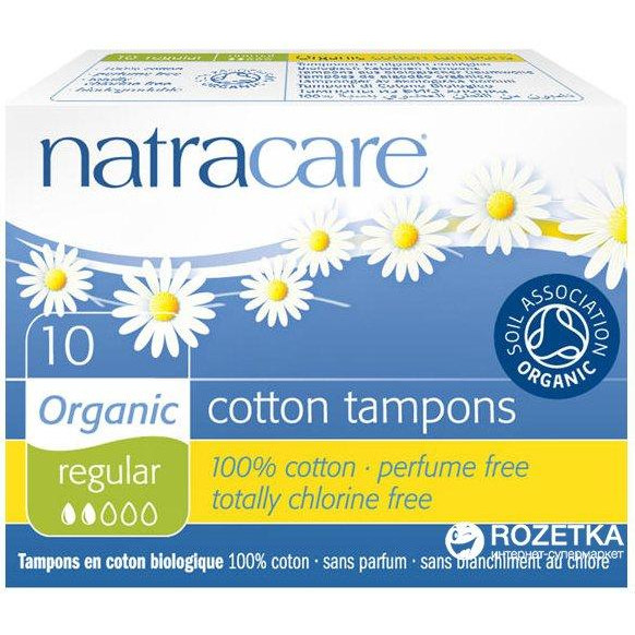 Natracare Тампоны  Норма (Tampons Regular 10) органические 10 шт  (782126181039) - зображення 1