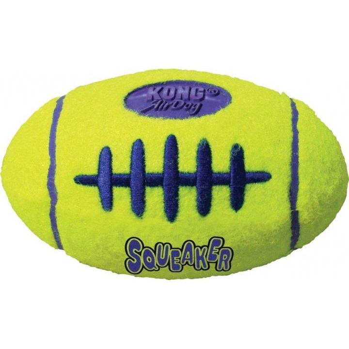 KONG Іграшка  AirDog Squeaker Football регбі м&#39;яч для собак малих порід, S (35585775227) - зображення 1