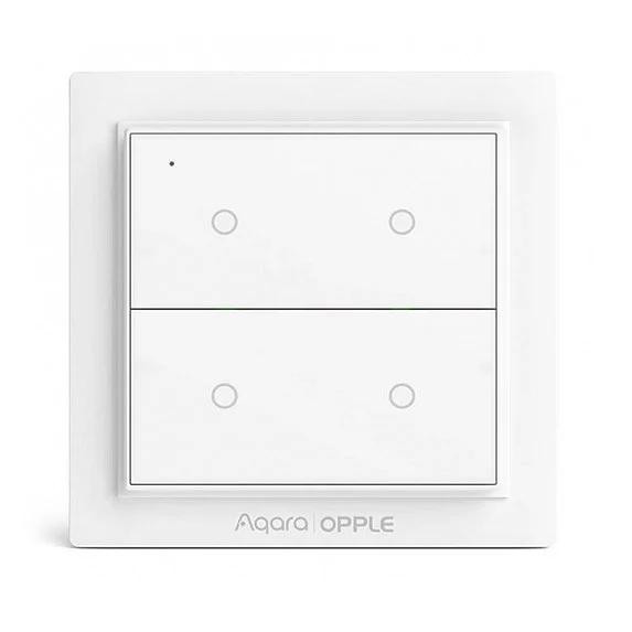 Aqara Smart Opple Light Switch Double-Button Zigbee 3.0 (WXCJKG12LM) - зображення 1