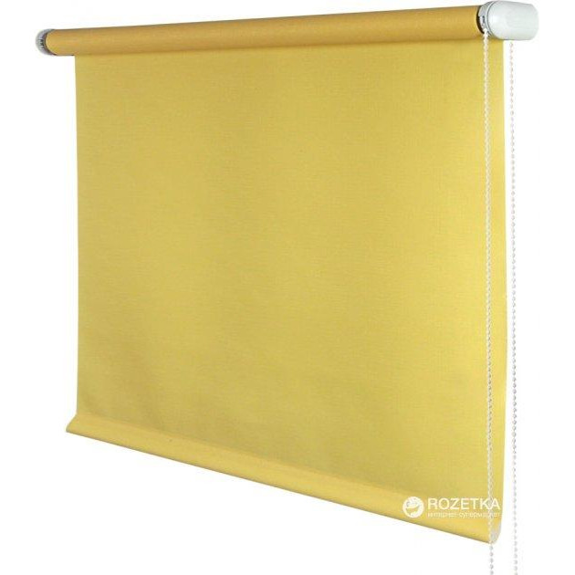 Деко-Сити Ролета тканинна  Стандарт 160x170 см, льон, Жовта (81003160170) - зображення 1