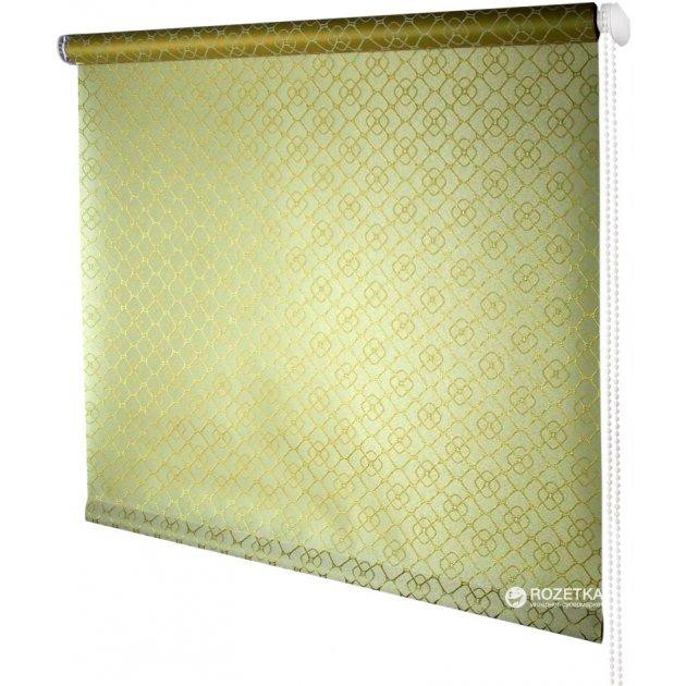 Деко-Сити Ролета тканинна  Міні 115 x 170 см, Вітраж Золото (37910115170) - зображення 1