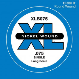 D'Addario Струна D'Addario XLB075 XL Nickel Round Wound Long Scale .075