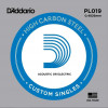 D'Addario Струна PL019 Plain Steel .019 - зображення 1