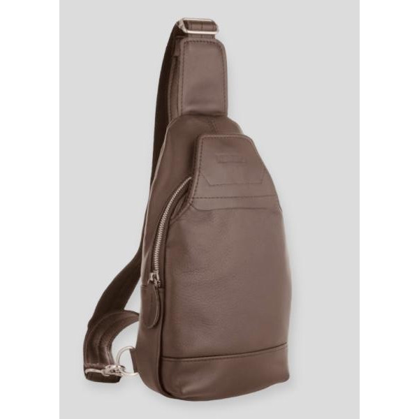 Newery Чоловіча шкіряна сумка-слінг коричневого кольору  N116GC - зображення 1