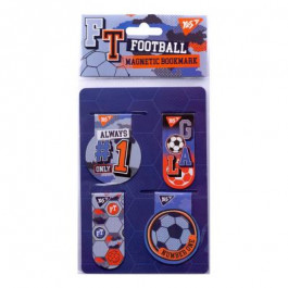 YES Закладки магнитные  "Football", 4 шт 707395