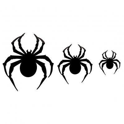YES! Fun Прикраса декоративна  Павуки 3D, 7 шт, чорні (974321) - зображення 1