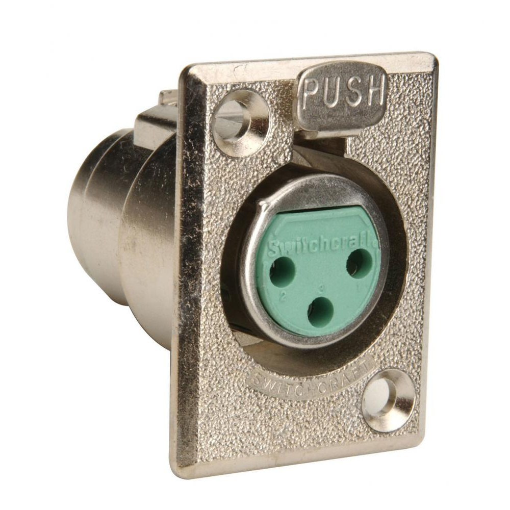 Switchcraft Разъем  D3F 3-Pin Female XLR Connector - зображення 1
