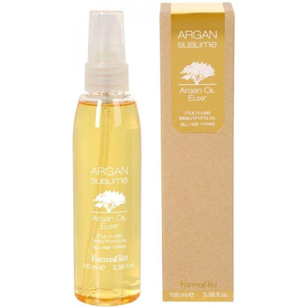 FarmaVita Эликсир  Argan Sublime на основе масла Арганы 100 мл (8022033004826) - зображення 1