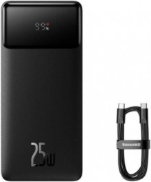 Baseus Bipow Digital Display Fast Charge 20000mAh 25W Black (PPBD080001)