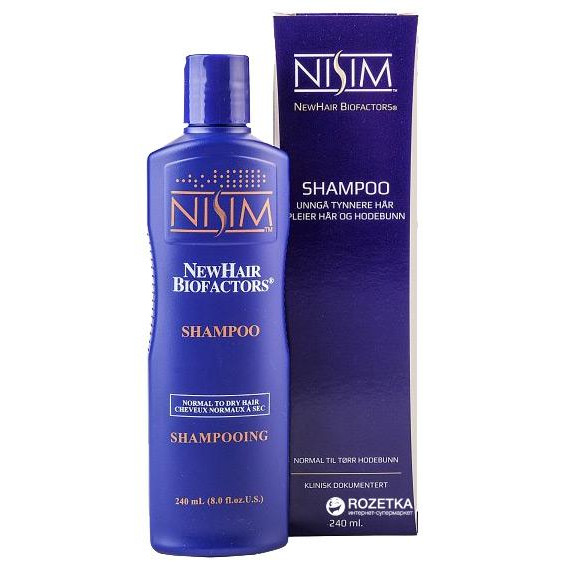 Nisim Шампунь  без cульфатов для нормальных и сухих волос 240 мл (624152101455) - зображення 1