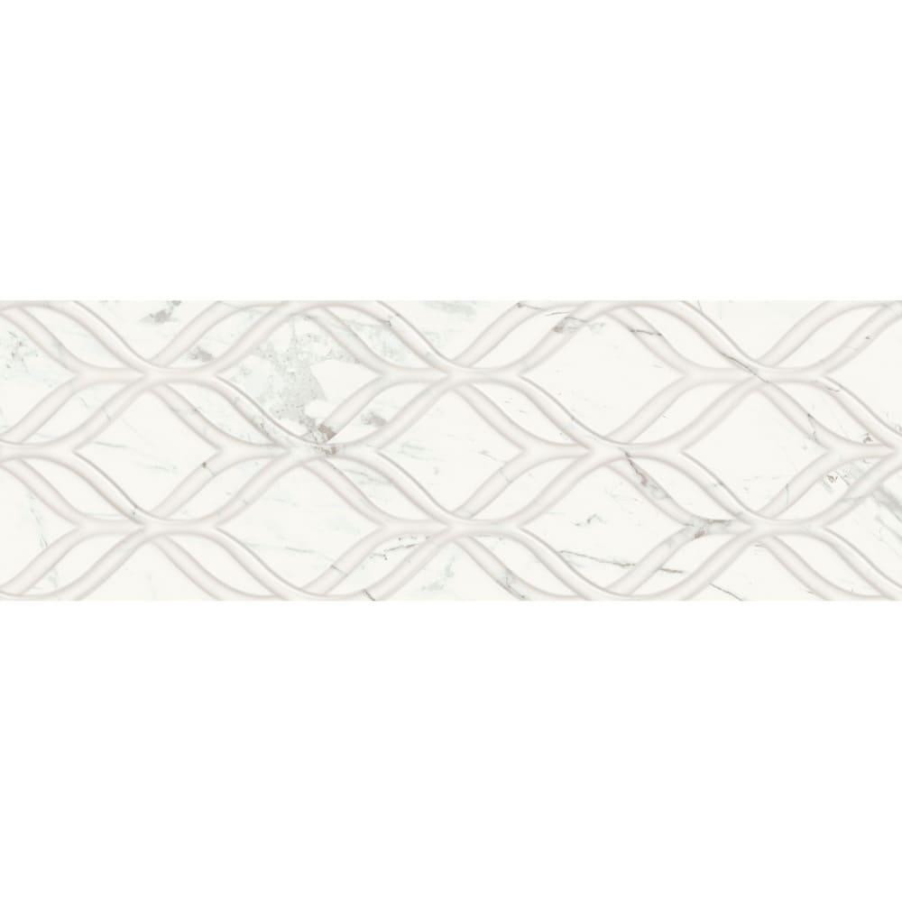 QUA calacatta marmi mat floral dekofon rec, 300x900 - зображення 1